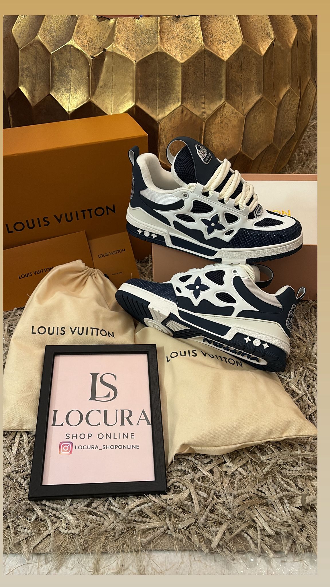 SKATE LV BLU E BIANCA