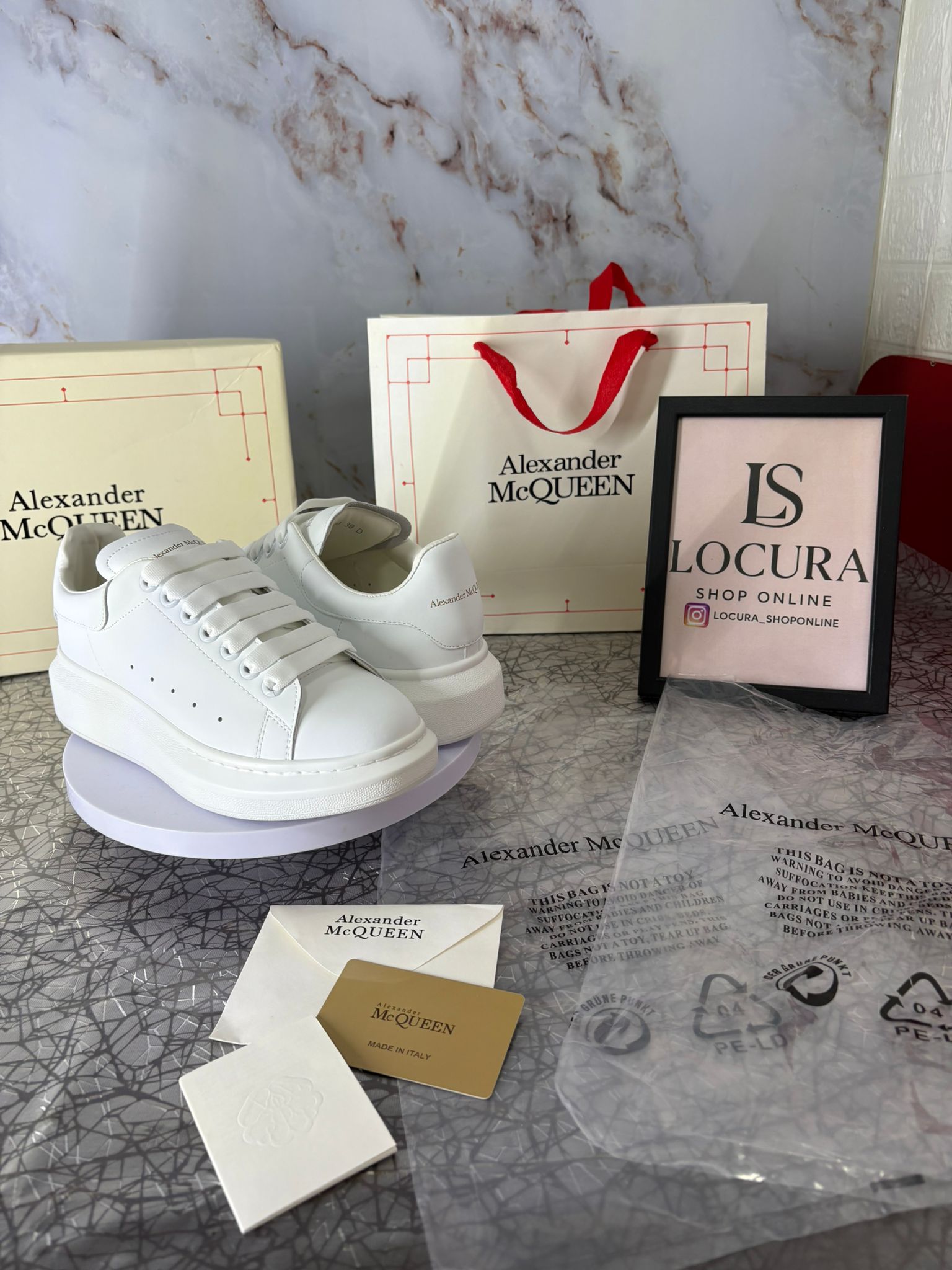 MQUEEN RETRO BIANCO