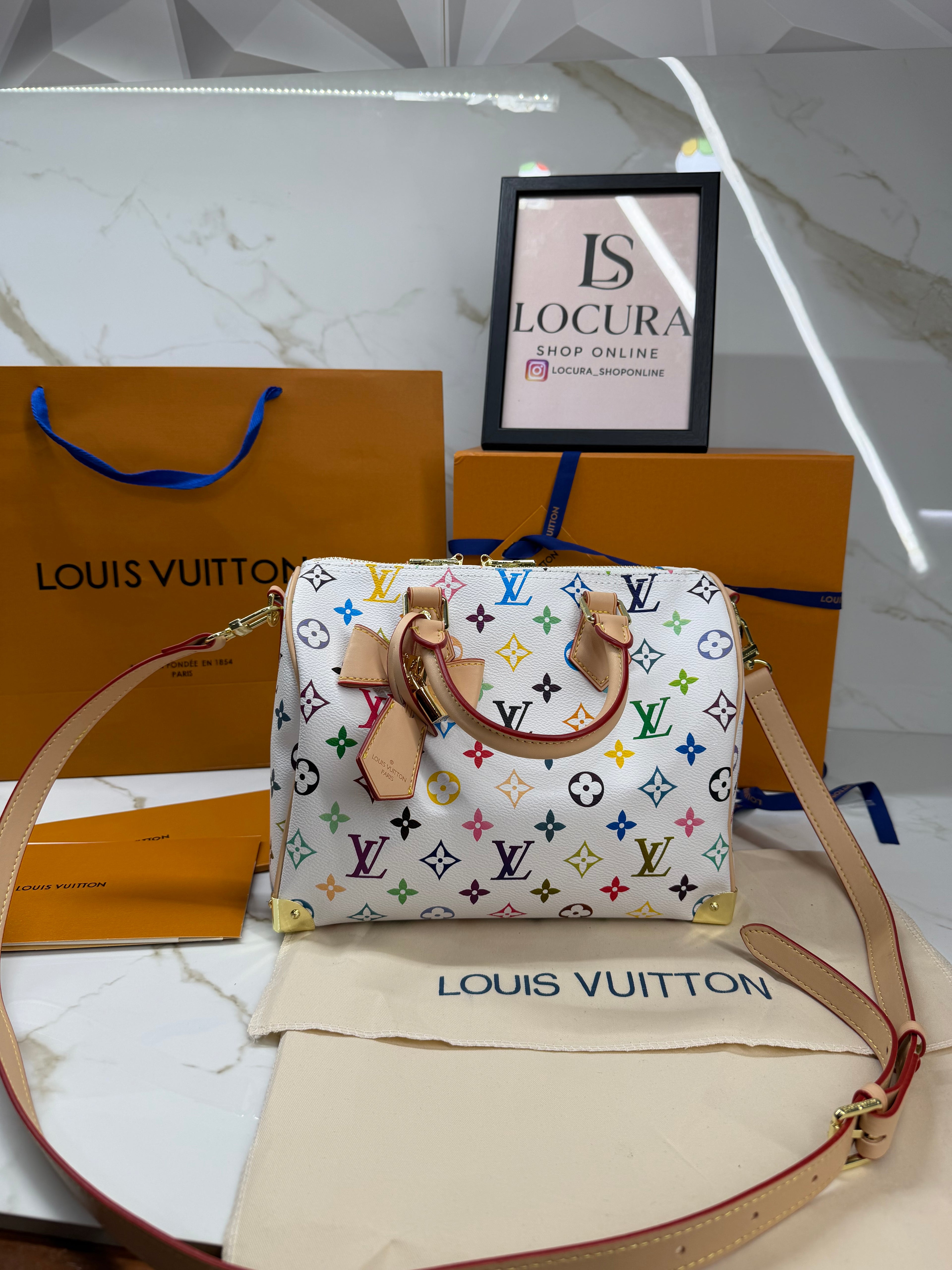 BORSA LV BAULETTO MURAKAMI 25 cm
